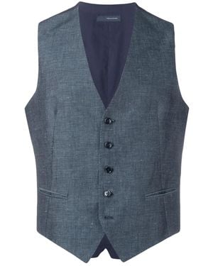 Tagliatore Brian Waistcoat - Blue