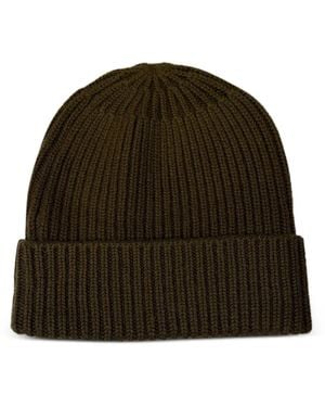EMERSON RENALDI Ribbed Beanie Hat - Green