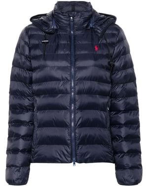 Polo Ralph Lauren Water-Resistant Packable Puff Hooded Jacket - Blue