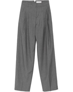 Frankie Shop Gelso Pleated Trousers - Grey