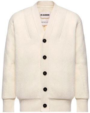 Moncler X Jil Sander Button-Fastening Cardigan - Natural