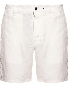 Rag & Bone Linen Shorts - White