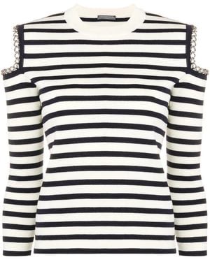 McQueen Jersey De Rayas Con Detalle De Cadena - Multicolor