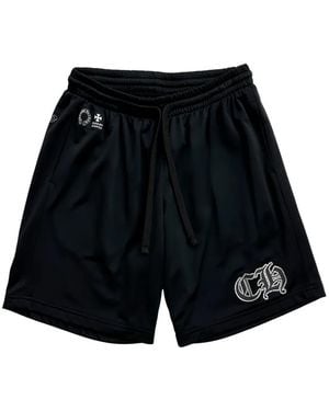 Chrome Hearts Mesh Varsity Shorts - Black