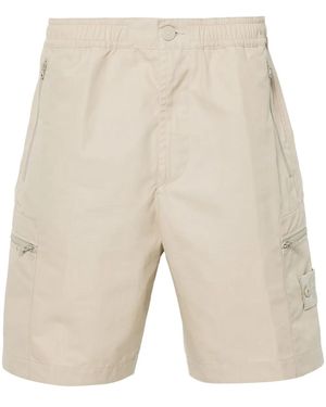 Stone Island Comfort Fit Bermuda Shorts - Natural
