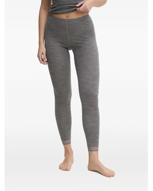 Chantelle Juliana Marl-Effect High-Waist Leggings - Grey