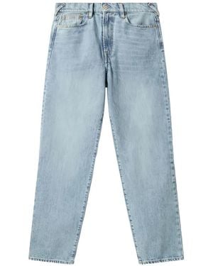 Paul Smith Faded-Wash Straight-Leg Jeans - Blue