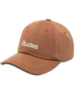 Etudes Studio Gorra con logo bordado - Marrón