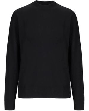 Laneus Gerippter Strickpullover - Schwarz