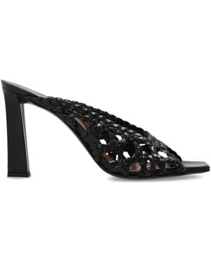 Giuseppe Zanotti 90Mm Mya Cage Mules - Black