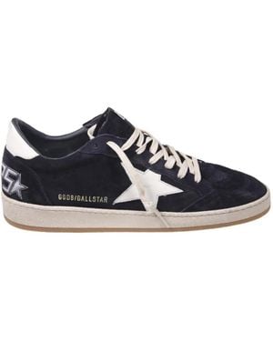 Golden Goose Ball Star Leather Trainers - Black
