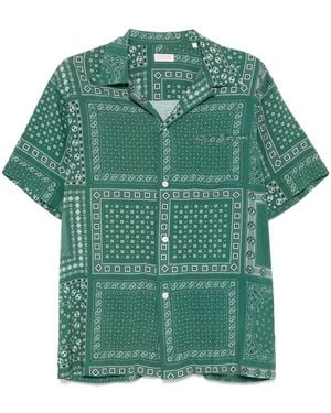 Fursac Bandana-Print Shirt - Green