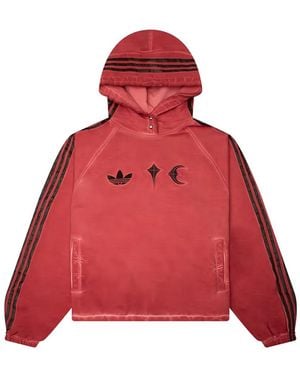 adidas X Thug Club Logo-Embroidered Hoodie