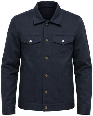 Viktor & Rolf Sahariana Snap-Button Overshirt - Blue