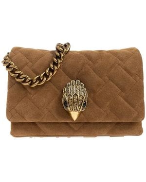 Kurt Geiger Mini Kensington Quilted Cross Body Bag - Brown