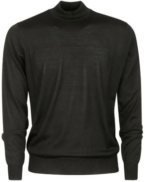 Alpha Industries Klassischer Merinopullover - Schwarz