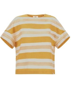 Herno Blouse À Rayures - Natural