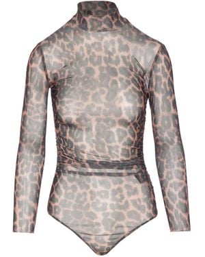 Aniye By Body mit Tiere-Print - Grau