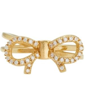 Ferragamo Vara Bow Ring (54 Mm) - Metallic