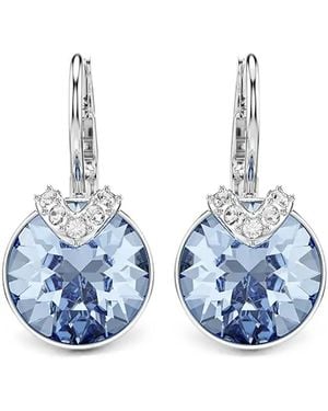 Swarovski Bella V Crystal-Embellished Drop Earrings - Blue