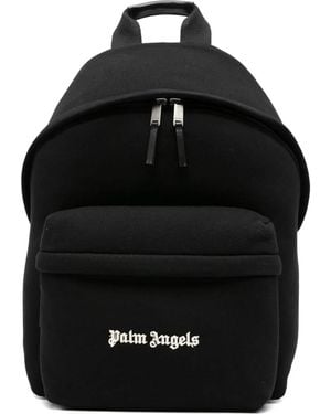 Palm Angels ロゴ バックパック - ブラック
