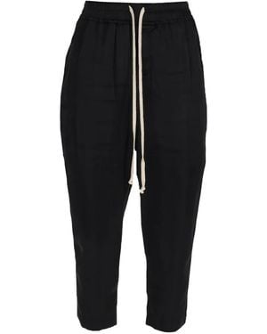 Rick Owens Drawstring Pants - Black