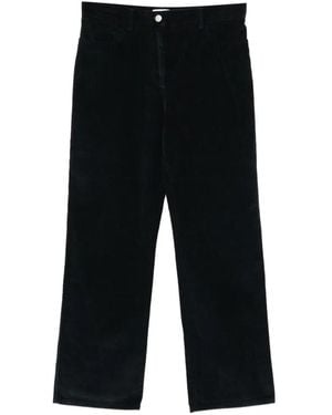 TOTEME Straight Cord Trousers - Black