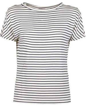 Marella Emme Striped T-Shirt - White