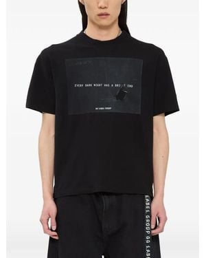 44 Label Group Motto T-Shirt - Black