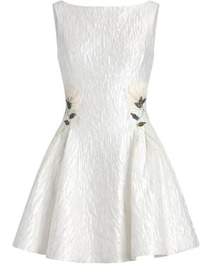 Jonathan Simkhai Applique Detail Textured Dress - White