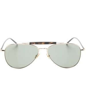 Saint Laurent Gafas De Sol Sl864 Con Montura Estilo Piloto - Gris