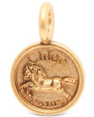Chloé Horse Coin Charm - Metallic