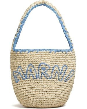 Marni Schoudertas Met Borduurwerk - Wit