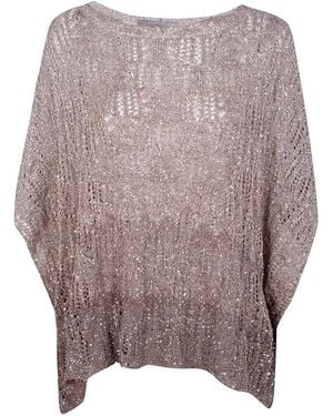 D.exterior Open Knit Top - Natural