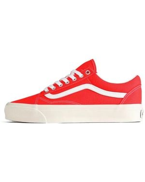 Vans Zapatillas Old Skool Con Cordones - Rojo