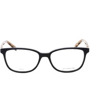 Liz Claiborne Gafas Con Efecto De Carey - Negro