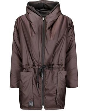 KIMO NO-RAIN Sahariana Hooded Jacket - Brown
