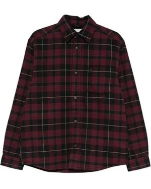Carhartt Checked Buttoned Jacket - Purple