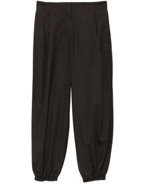 Max Mara Pergola Tapered Pants - Black