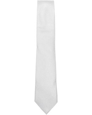 ZEGNA Silk Tie - White