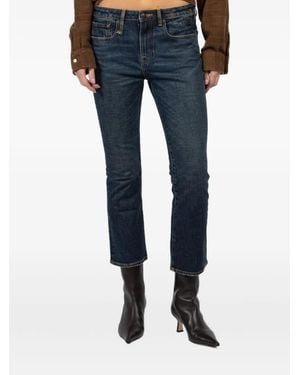 R13 Faded-Wash Cotton Jeans - Blue