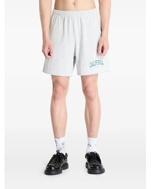 Sporty & Rich Elasticated Gym Short - Grey