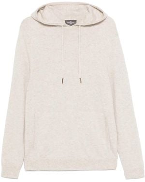 Eric Bompard Gestrickter Hoodie - Weiß
