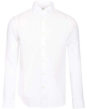Al Duca d'Aosta Spread-Collar Buttoned Shirt - White
