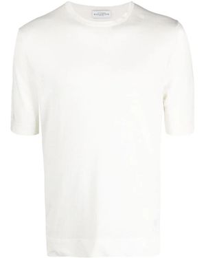Ballantyne Short-Sleeved Linen T-Shirt - White