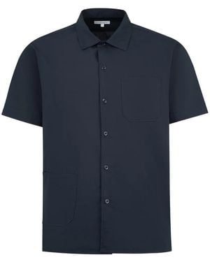 Engineered Garments Camp Short-Sleeve Shirt - Blue