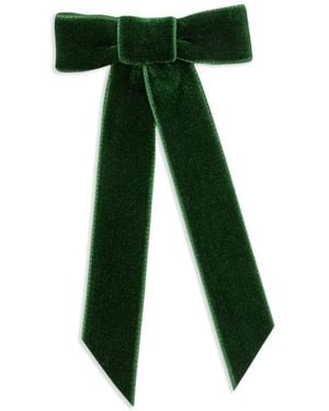 Jennifer Behr Velvet Bow - Green