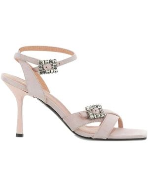 Fabi 90mm leather sandals - Weiß