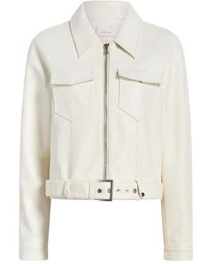 Cinq À Sept Chaqueta Saffira con cremallera - Blanco