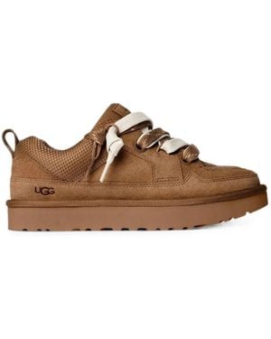 UGG Lo Lowmel Lace-Up Trainers - Brown